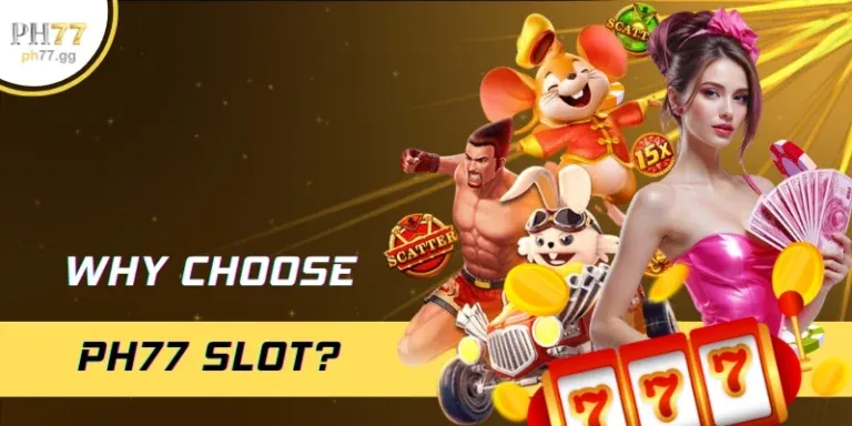 Máy Slot game rực rỡ với biểu tượng tiền vàng và nổ hũ