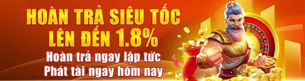 Thưởng nạp tiền và hoàn trả hàng ngày tại fbbet